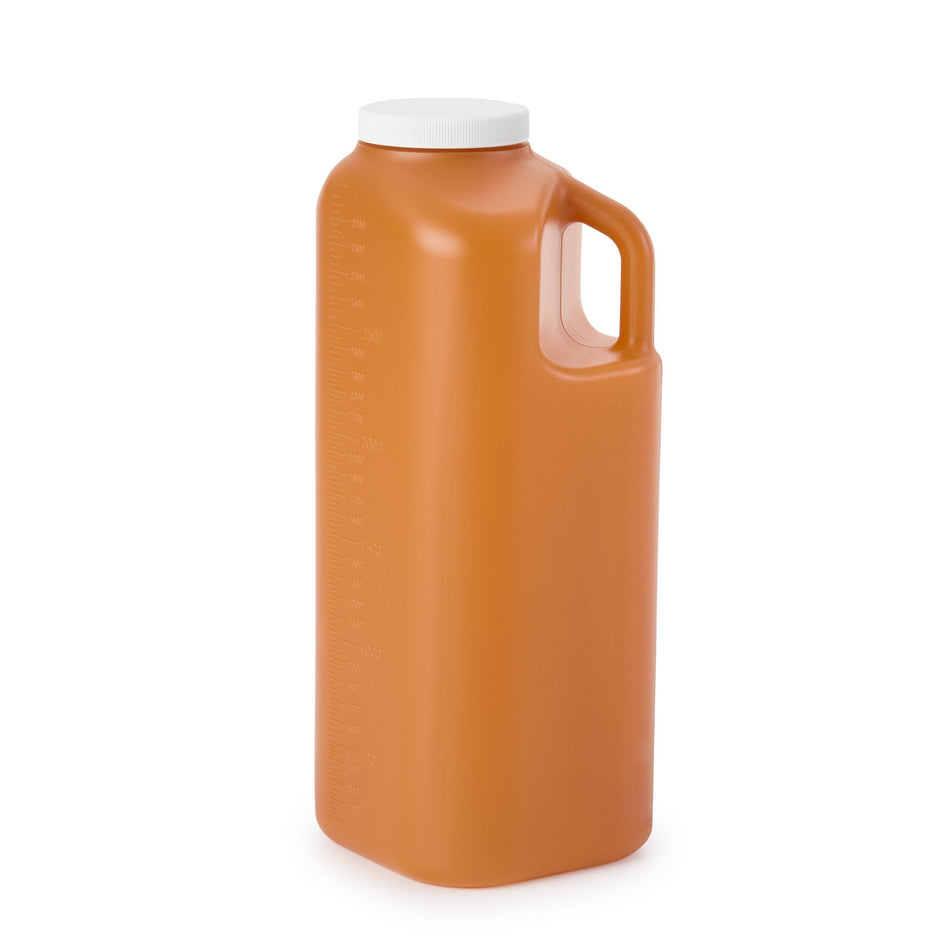 McKesson 24-Hour Urine Specimen Collection Container, 3,000 mL-"24 Hour Urine Specimen Collection Container McKesson 3,000 mL (101 oz.) Screw Cap Unprinted NonSterile"
