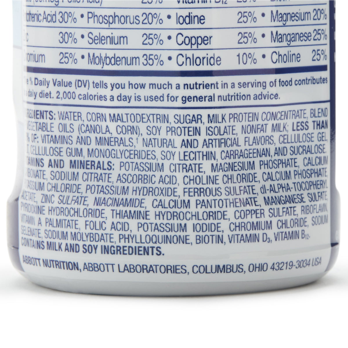 Ensure® Original Nutrition Shake, Vanilla, 8-ounce bottle - Nutritionals and Feeding Supplies>Nutritionals>Oral Supplement...