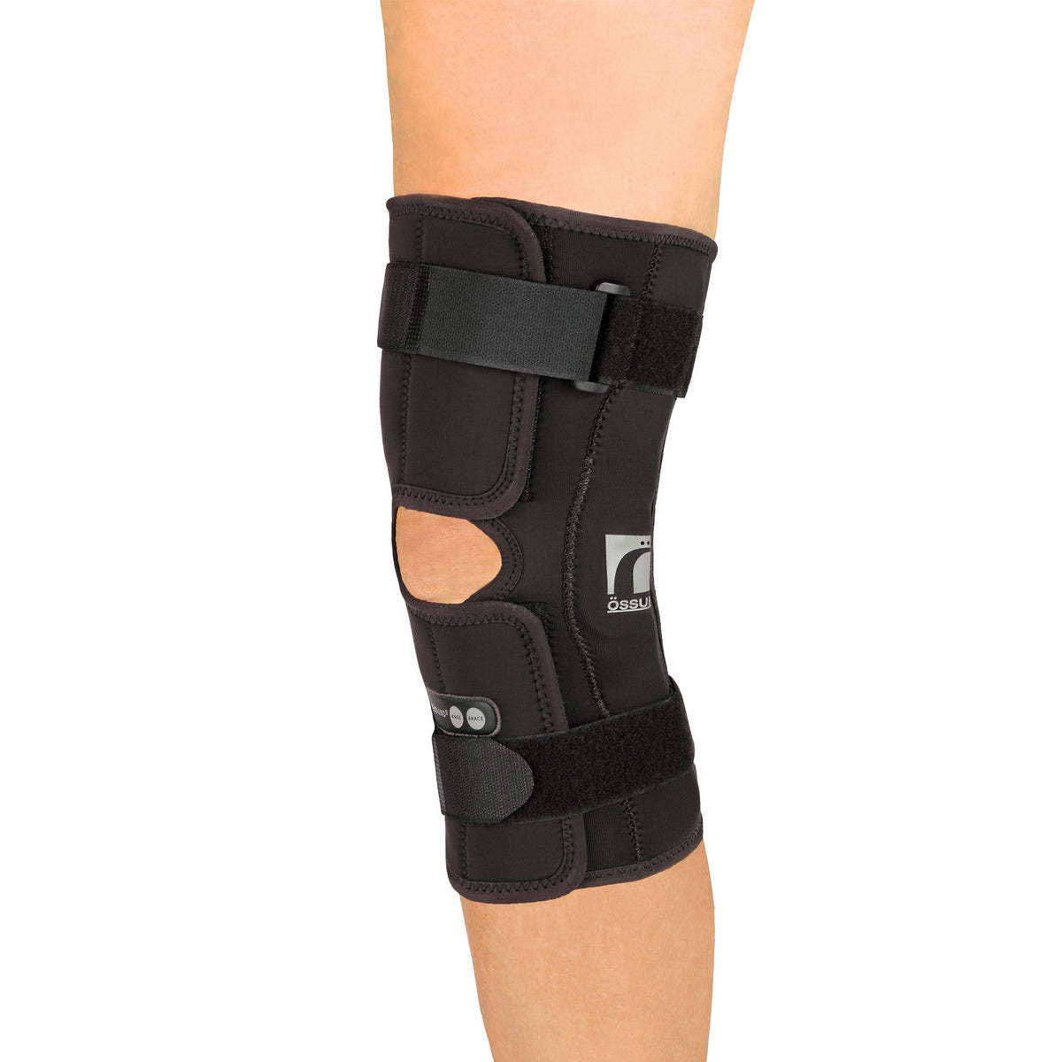 Ossur Rebound Left/Right Wraparound Knee Brace, 2X-Large-Knee Brace Ossur Rebound 2X-Large D-Ring / Hook and Loop Strap Closure 22-1/2 to 24-3/4 Inch Thigh Circumference Short Length Left or Right Knee