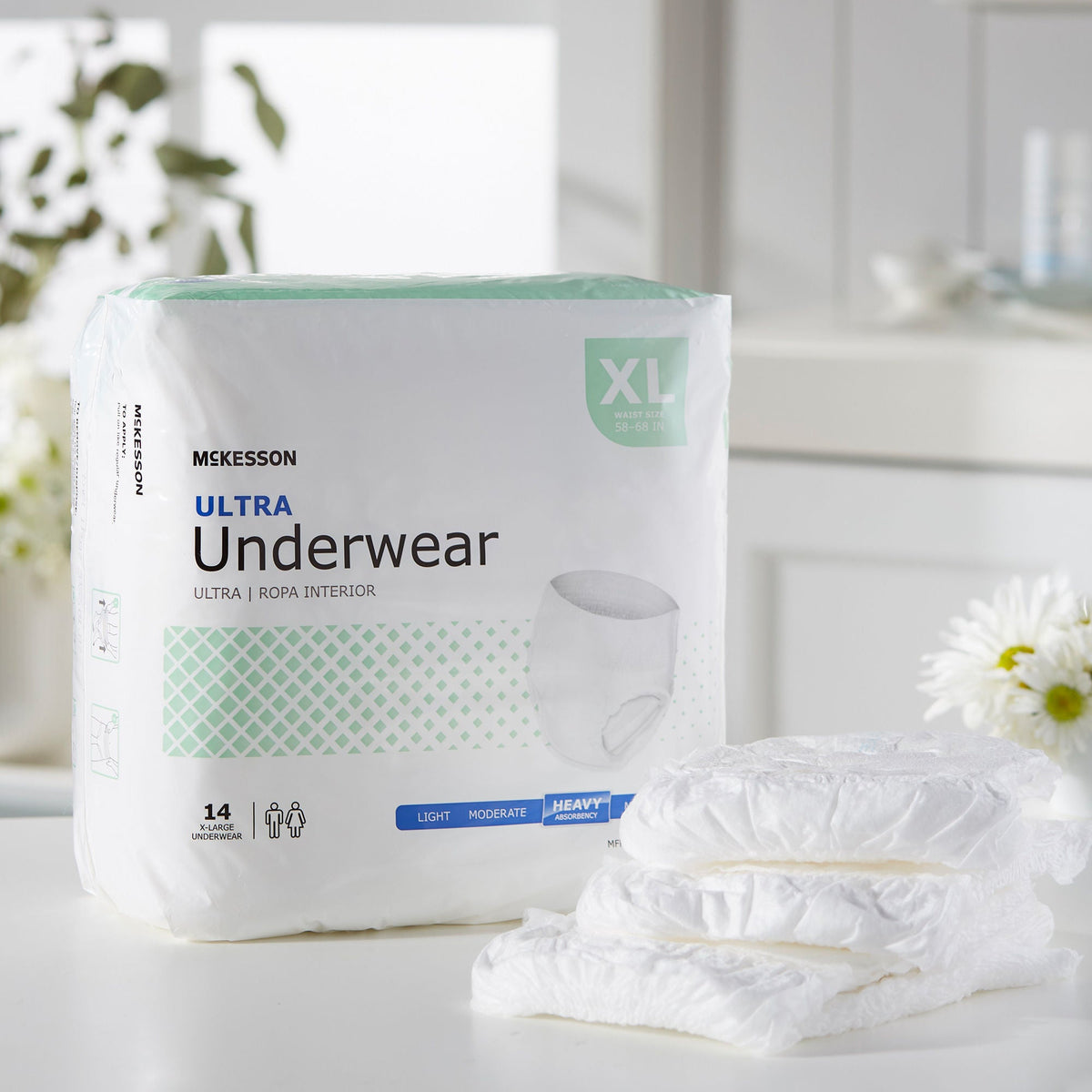 McKesson Ultra Heavy Absorbent Underwear, X-Large - Incontinence>Adult Briefs and Protective Undergarments - McKesson Brand
