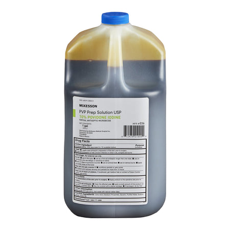 McKesson Prep Solution 1 gal. Jug-Skin Prep Solution McKesson 1 gal. Jug 10% Strength Povidone-Iodine NonSterile