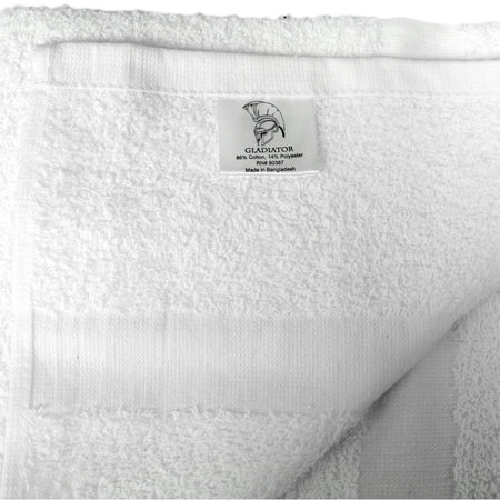 Royal Gold Foundations White Bath Towel, 20 x 40 Inch-Bath Towel Royal Gold Foundations 20 X 40 Inch OE Cotton 86% / Polyester 14% White Reusable