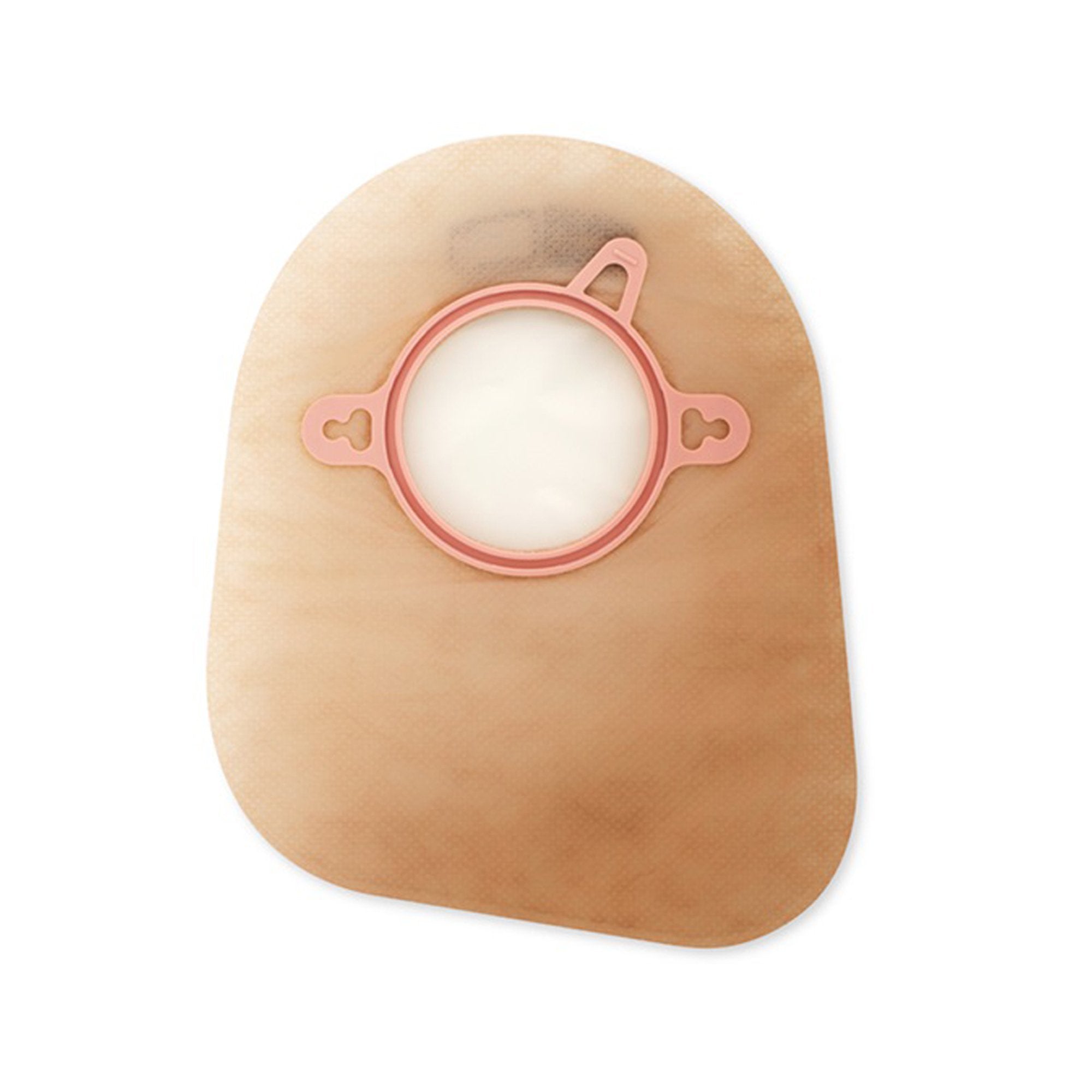 New Image Two-Piece Closed End Beige Filtered Ostomy Pouch, 7 Inch Length, 1 Inch Flange-Ostomy Pouch New Image Two-Piece System 7 Inch Length Closed End