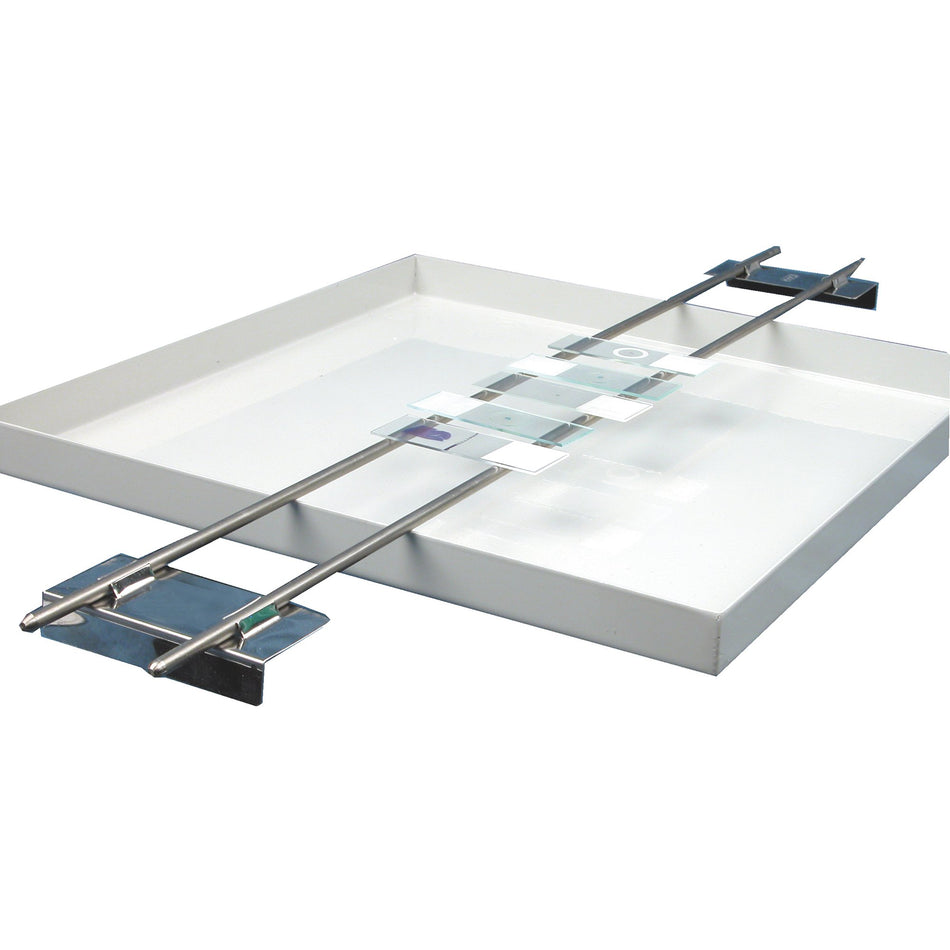McKesson Slide Staining Rack-Slide Staining Rack McKesson Stainless Steel 22 Slide Capacity