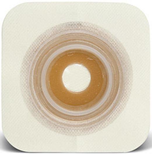 Sur-Fit Natura Durahesive Skin Barrier With -7/8 Inch Stoma Opening-Ostomy Barrier Sur-Fit Natura Moldable Durahesive Adhesive 45 mm Flange Sur-Fit Natura System Acrylic Collar 1/2 to 7/8 Inch Opening Small