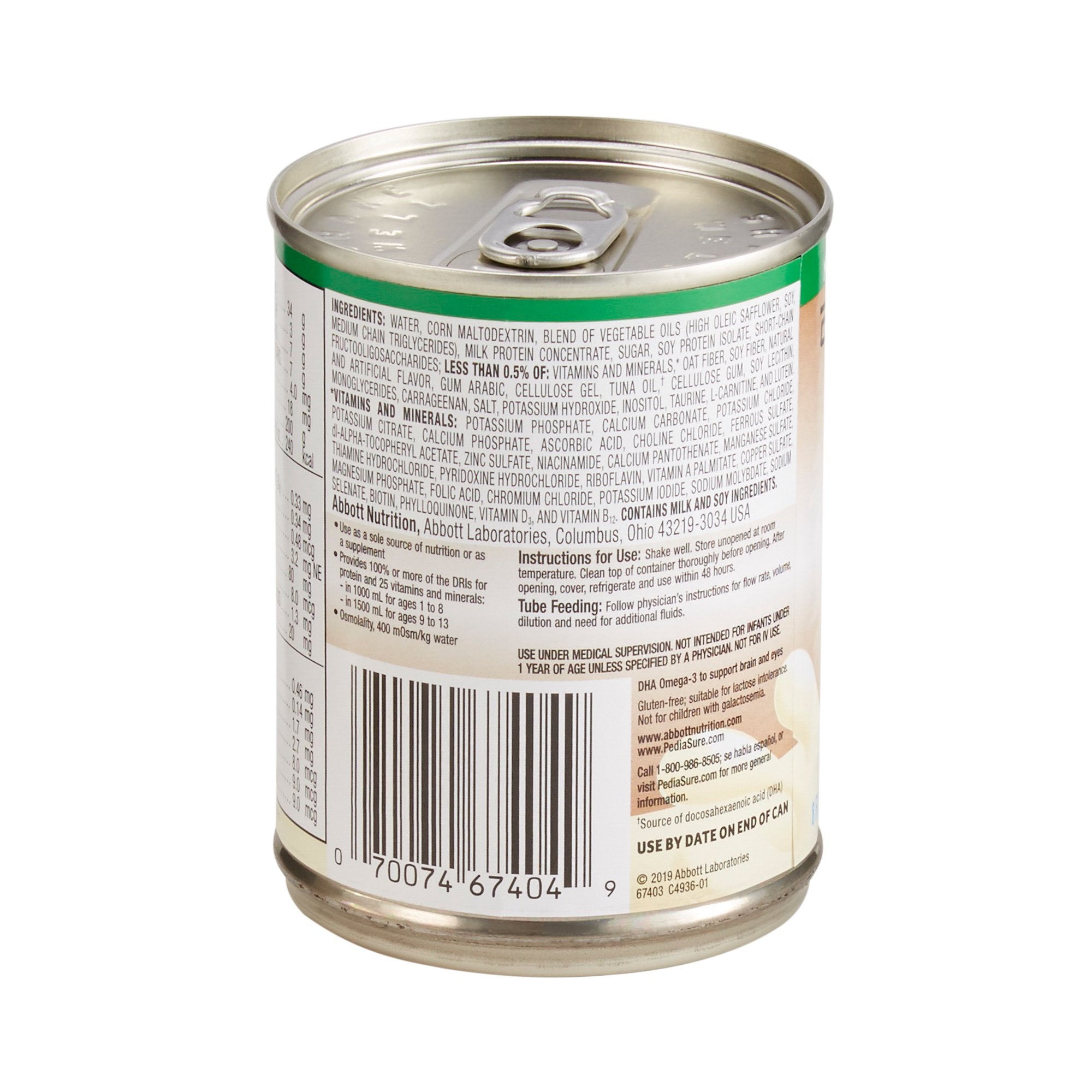 PediaSure® Enteral Formula with Fiber, Vanilla, 8-ounce Can - Nutritionals and Feeding Supplies>Nutritionals>Infant & Pedi...