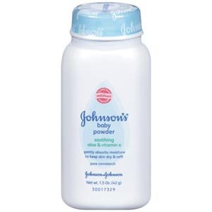Johnson's� Aloe and Vitamin E Baby Powder, Fresh Scent, 1.5 oz.-Baby Powder Johnson's� 1-1/2 oz. Scented Shaker Bottle Cornstarch / Aloe / Vitamin E