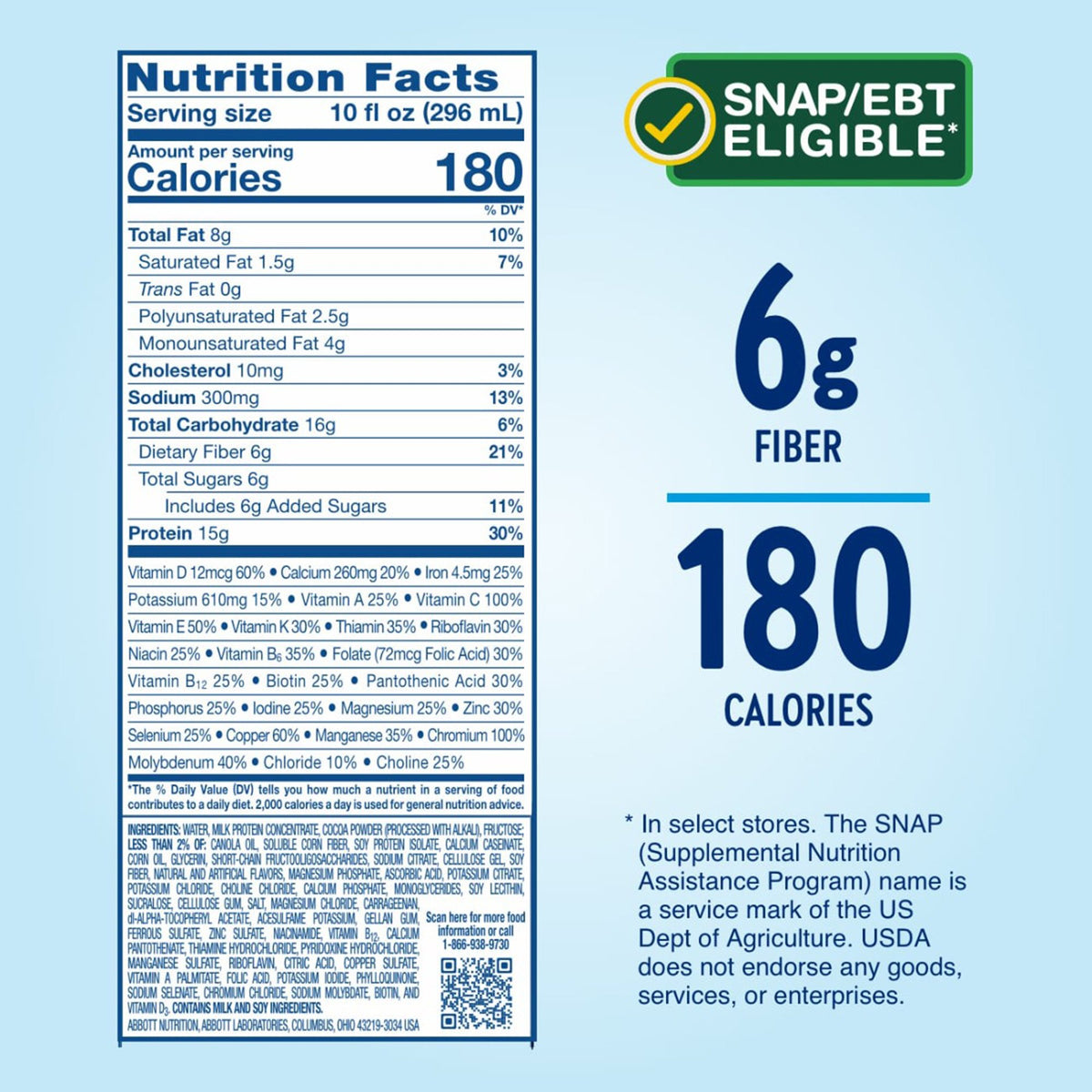 Glucerna Hunger Smart Shake, Chocolate Flavor, 10-ounce bottle-Oral Supplement Glucerna Hunger Smart Shake Rich Chocolate Flavor Liquid 10 oz. Bottle