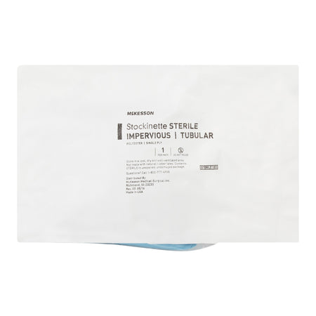 McKesson Impervious Surgical Stockinette, 6 x 30 Inch-Surgical Stockinette Impervious / Tubular McKesson 6 W X 30 L Inch Sterile