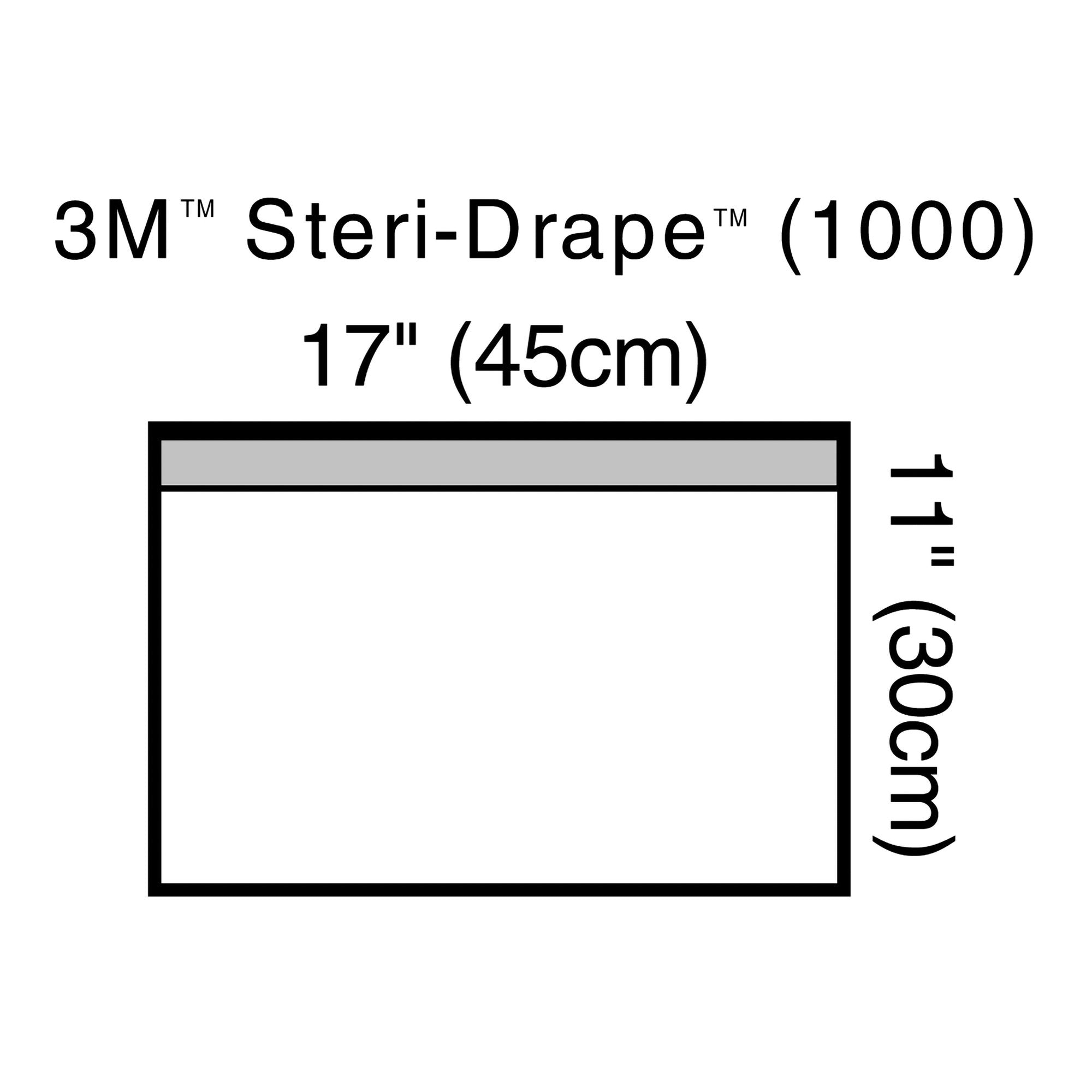3M Steri-Drape Sterile Small Towel General Purpose Drape, 17 x 11 Inch-General Purpose Drape 3M Steri-Drape Small Towel Drape 17 W X 11 L Inch Sterile
