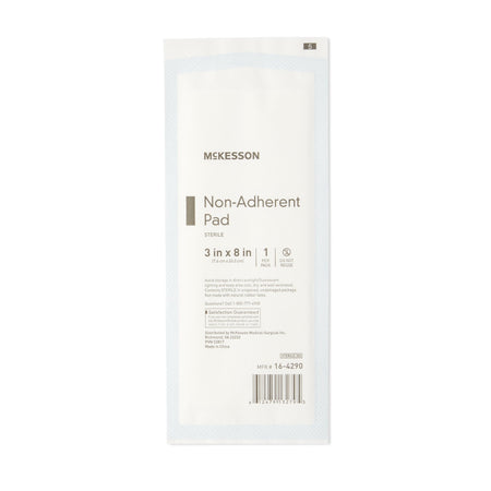 McKesson Nonadherent Dressing, 3 x 8 Inch-Non-Adherent Dressing McKesson 3 X 8 Inch Sterile 75 per Pack