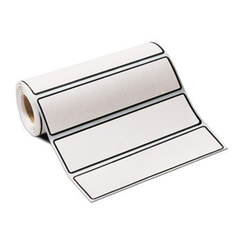 Wide-Trak Chart Label-Blank Label Wide-Trak Multipurpose Label White