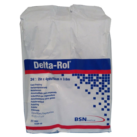 Delta-Rol White Acrylic Undercast Cast Padding, 2 Inch x 4 Yard-Cast Padding Undercast Delta-Rol 2 Inch X 4 Yard Synthetic NonSterile