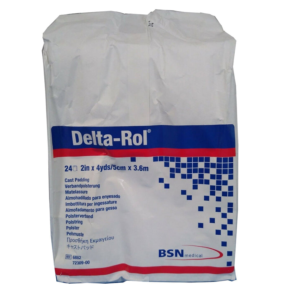 Delta-Rol White Acrylic Undercast Cast Padding, 2 Inch x 4 Yard-Cast Padding Undercast Delta-Rol 2 Inch X 4 Yard Synthetic NonSterile