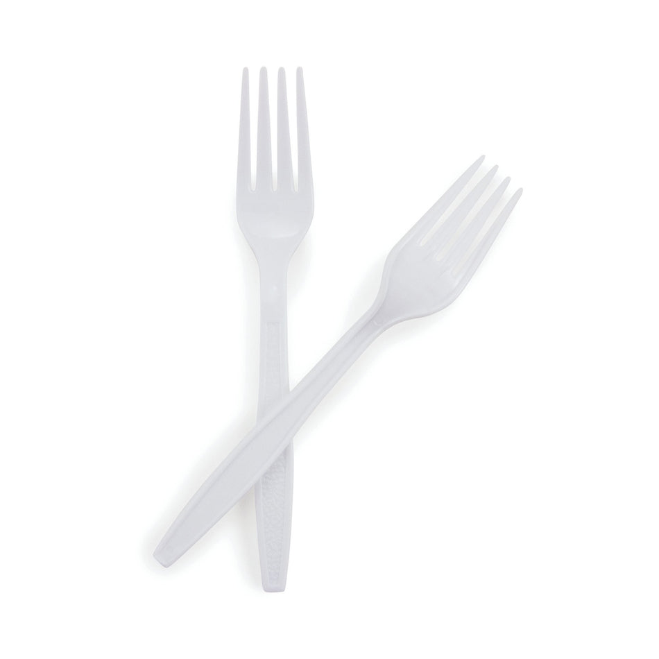 McKesson Polypropylene Fork, White - Utensils>Eating Utensils - McKesson Brand