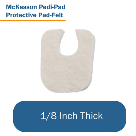McKesson Protective Pad for Foot-Protective Pad McKesson Size 105 Adhesive Foot