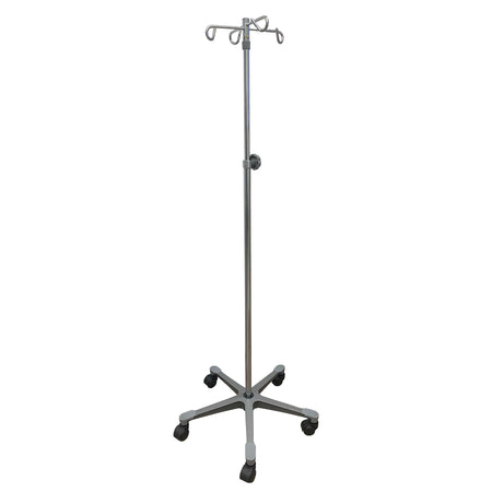 IV Stand Floor Stand 4 Hooks 5 Legs with Casters - IV Therapy>IV Poles - McKesson Brand