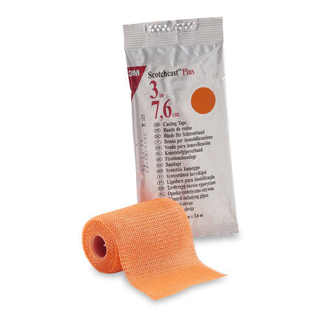 3M™ Scotchcast™ Plus Bright Orange Cast Tape, 3 Inch x 4 Yard - Orthopedic>Casting>Cast and Splint Materials - Solventum C...