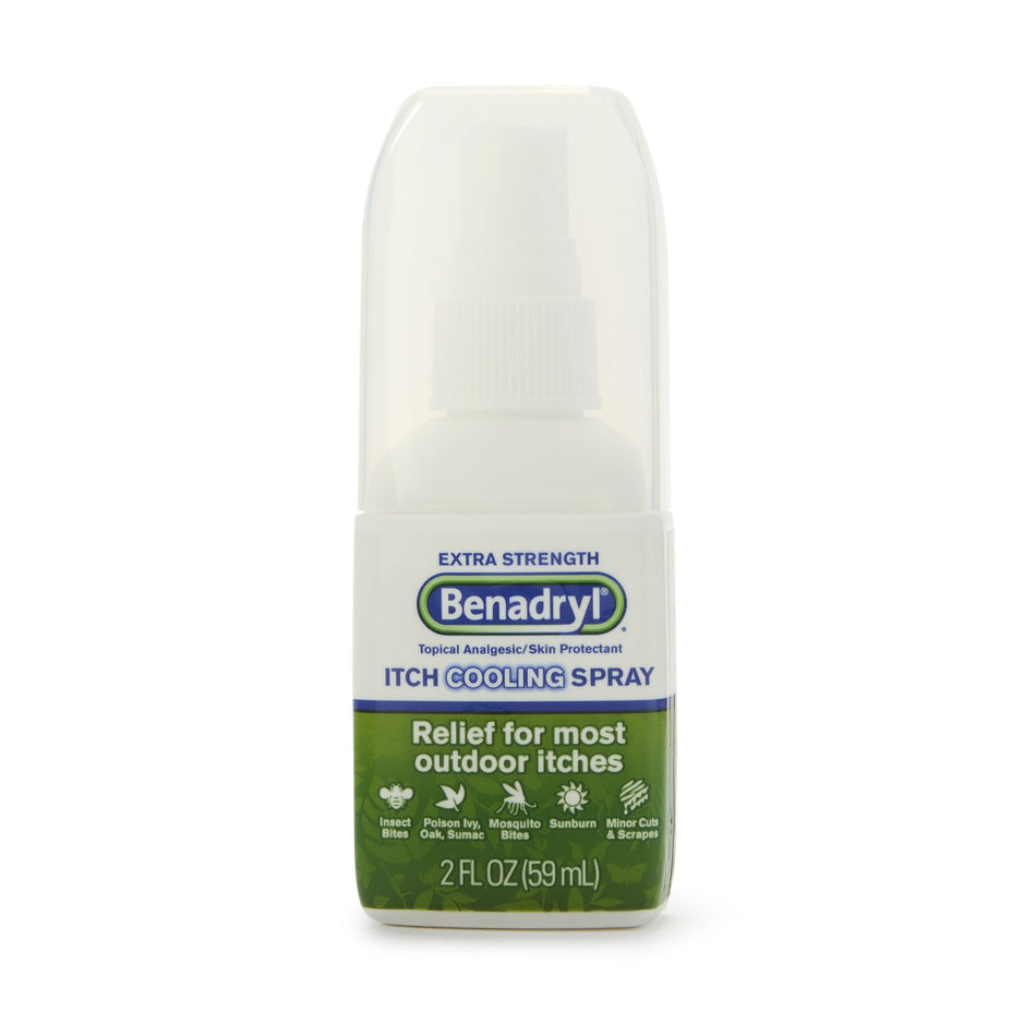Benadryl� Diphenhydramine / Zinc Acetate Itch Relief Spray-Itch Relief Benadryl� 2% - 0.1% Strength Spray 2 oz. Bottle
