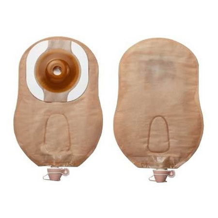 Premier One-Piece Urostomy Pouch with 1 Inch Stoma-"Urostomy Pouch Premier One-Piece System 9 Inch Length Convex, Pre-Cut Drainable"