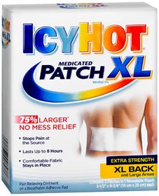 Icy Hot Menthol Topical Pain Relief-Topical Pain Relief Icy Hot 5% Strength Menthol Patch 3 per Box