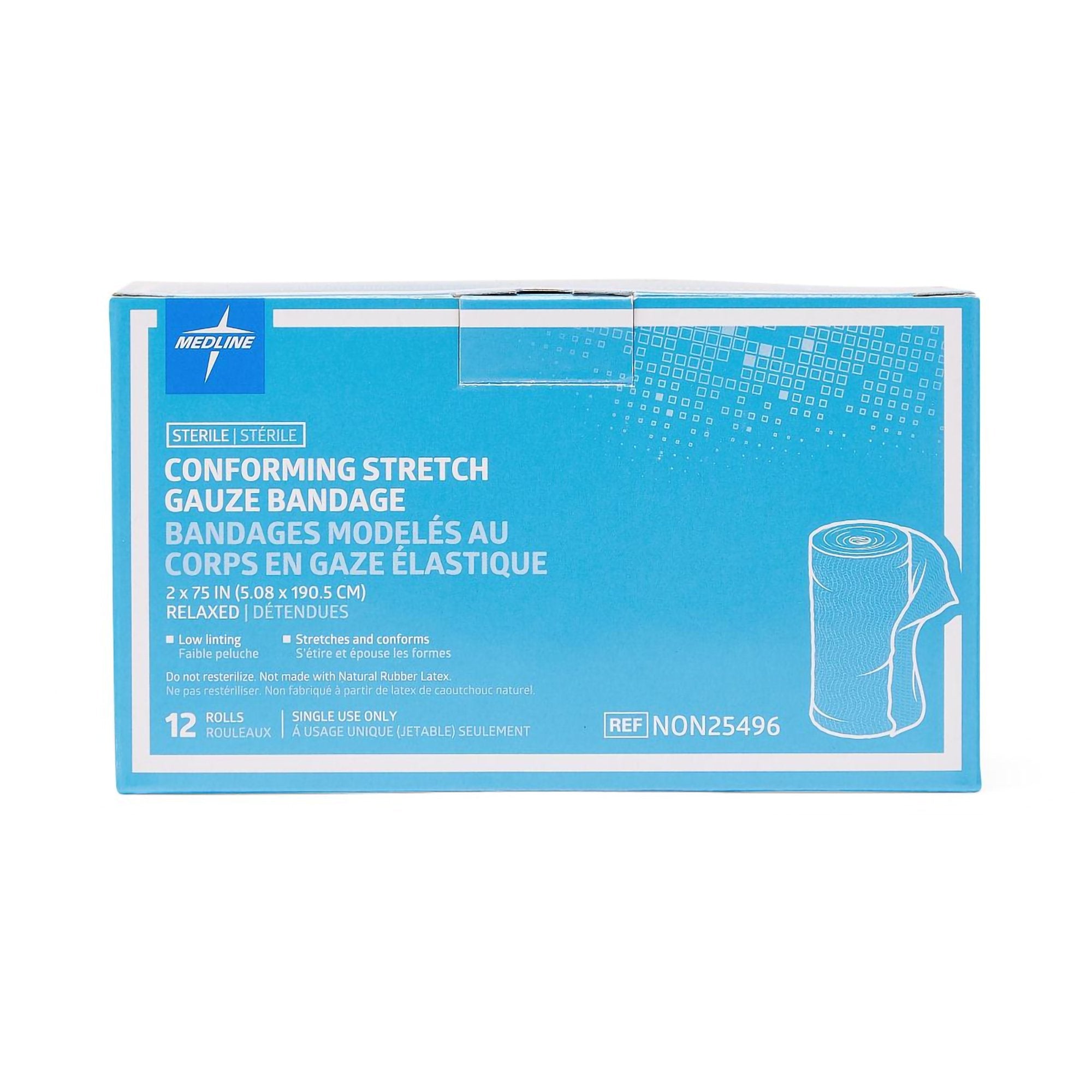 Sof-Form Sterile Conforming Bandage, 2 x 75 Inch-Conforming Bandage Sof-Form 2 X 75 Inch 1-Ply Sterile 1 per Pack
