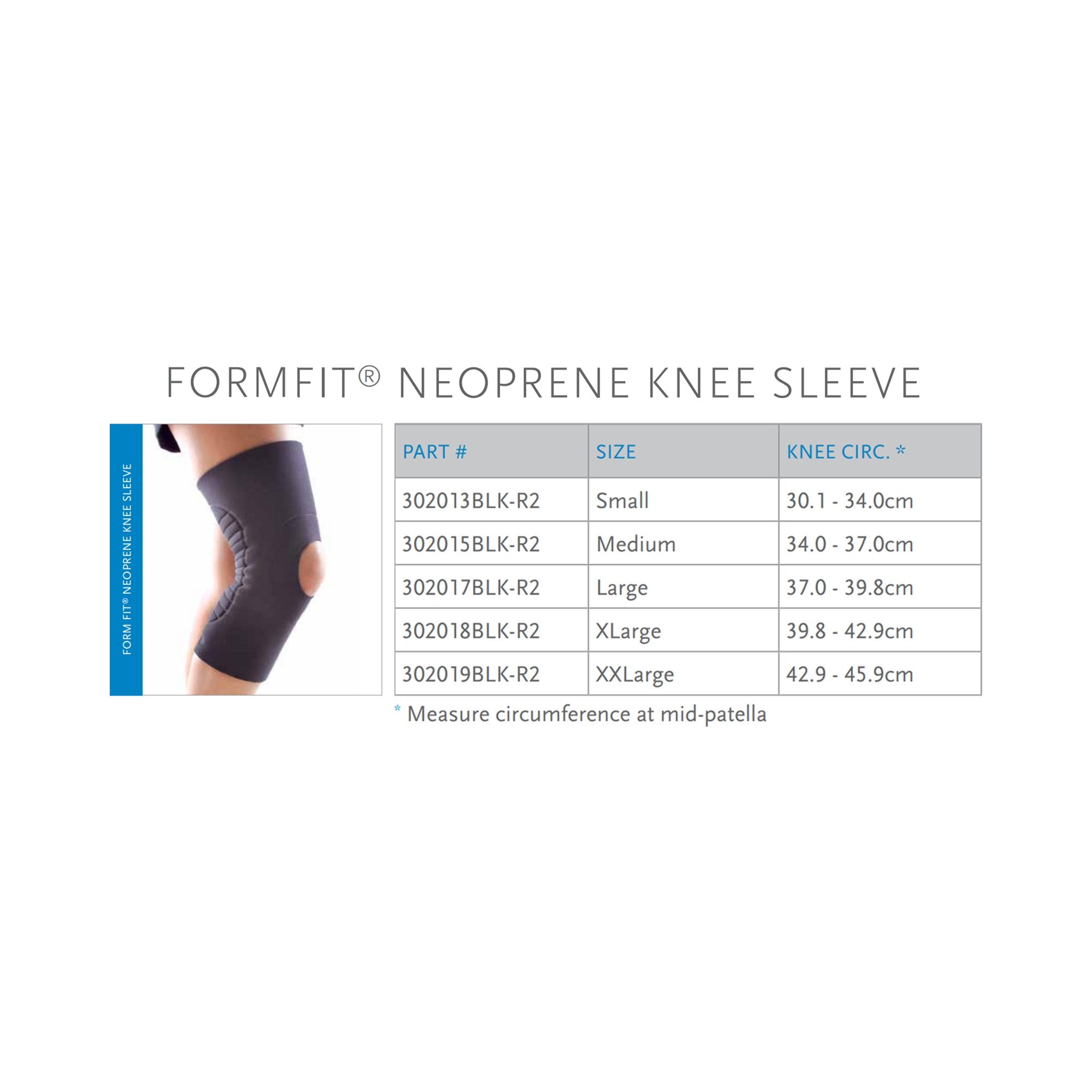 FormFit Knee Support, Large-Knee Support FormFit Large Pull-On Left or Right Knee
