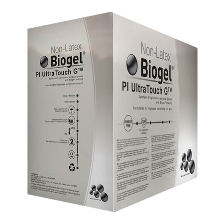 Biogel PI UltraTouch G Polyisoprene Surgical Glove, Size 7, Straw-Surgical Glove Biogel PI UltraTouch G Size 7 Sterile Polyisoprene Standard Cuff Length Micro-Textured Straw Chemo Tested