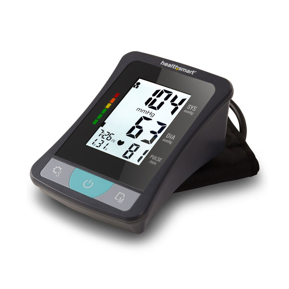 Mabis Digital Blood Pressure Monitoring Unit, Large, Black-Home Automatic Digital Blood Pressure Monitor MABIS Large Cuff Nylon Cuff 23 - 40 cm Desk Model