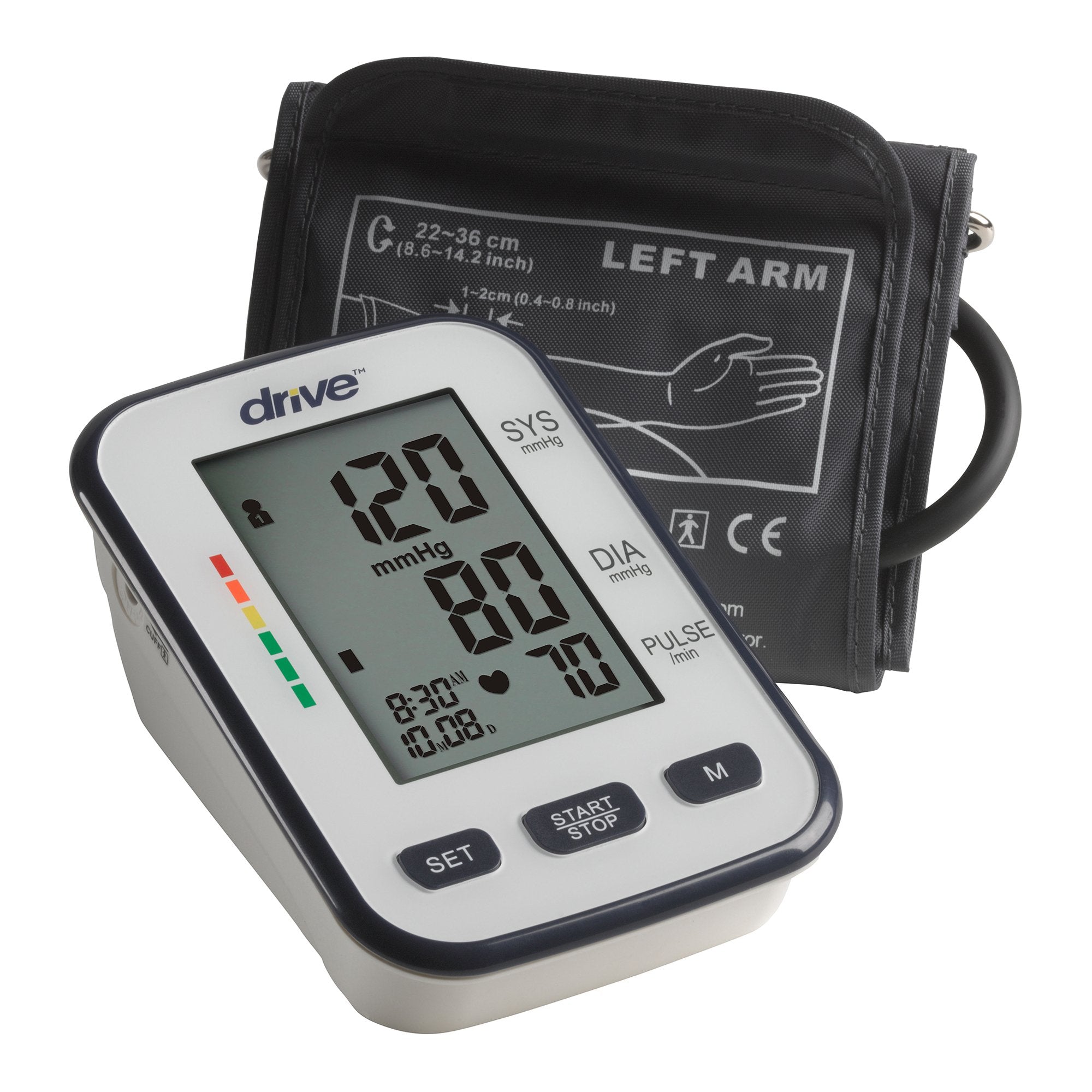 drive Digital Blood Pressure Monitoring Unit-Home Automatic Digital Blood Pressure Monitor Drive Medium Cuff Nylon Cuff 22 - 36 cm Desk Model