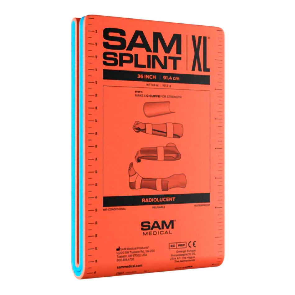 Sam® Arm Splint, 4.5 Inch x 1 Yard - Orthopedic>Immobilizers, Splints and Supports>Upper Body>Arm - The Seaberg Company