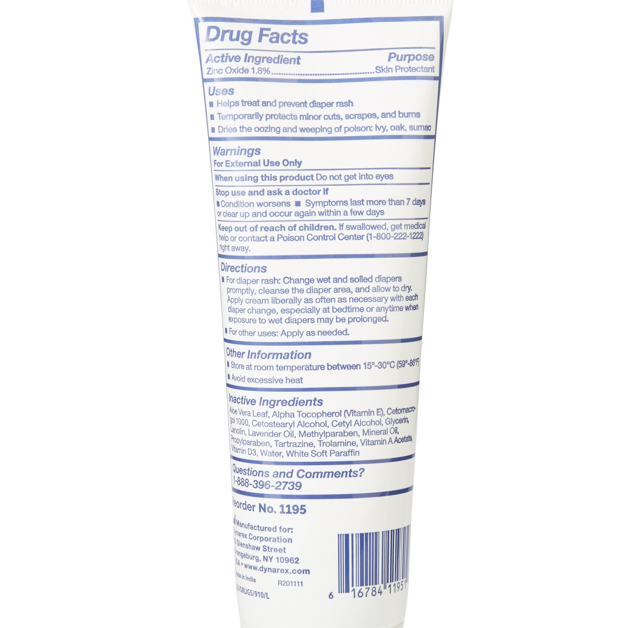 DynaShield w/ Dimethicone Skin Protectant Barrier Cream, 4 oz. Tube-Skin Protectant DynaShield 4 oz. Tube Scented Cream
