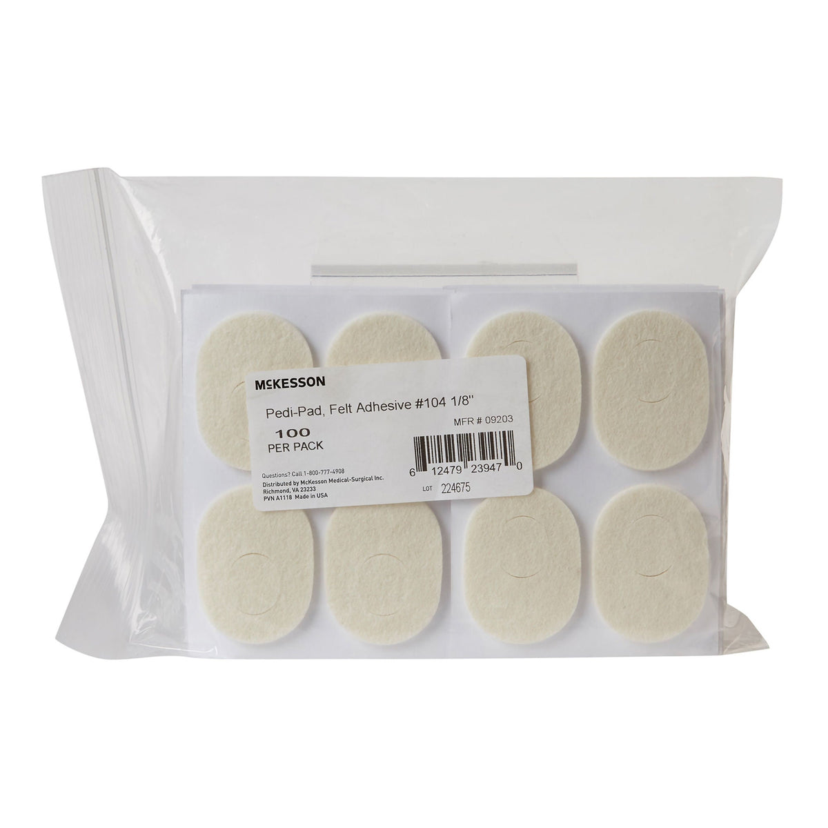 McKesson Pedi-Pad Foot Pad, Size 104 - Orthopedic>Immobilizers, Splints and Supports>Lower Body>Ankle, Foot and Toe - McKe...