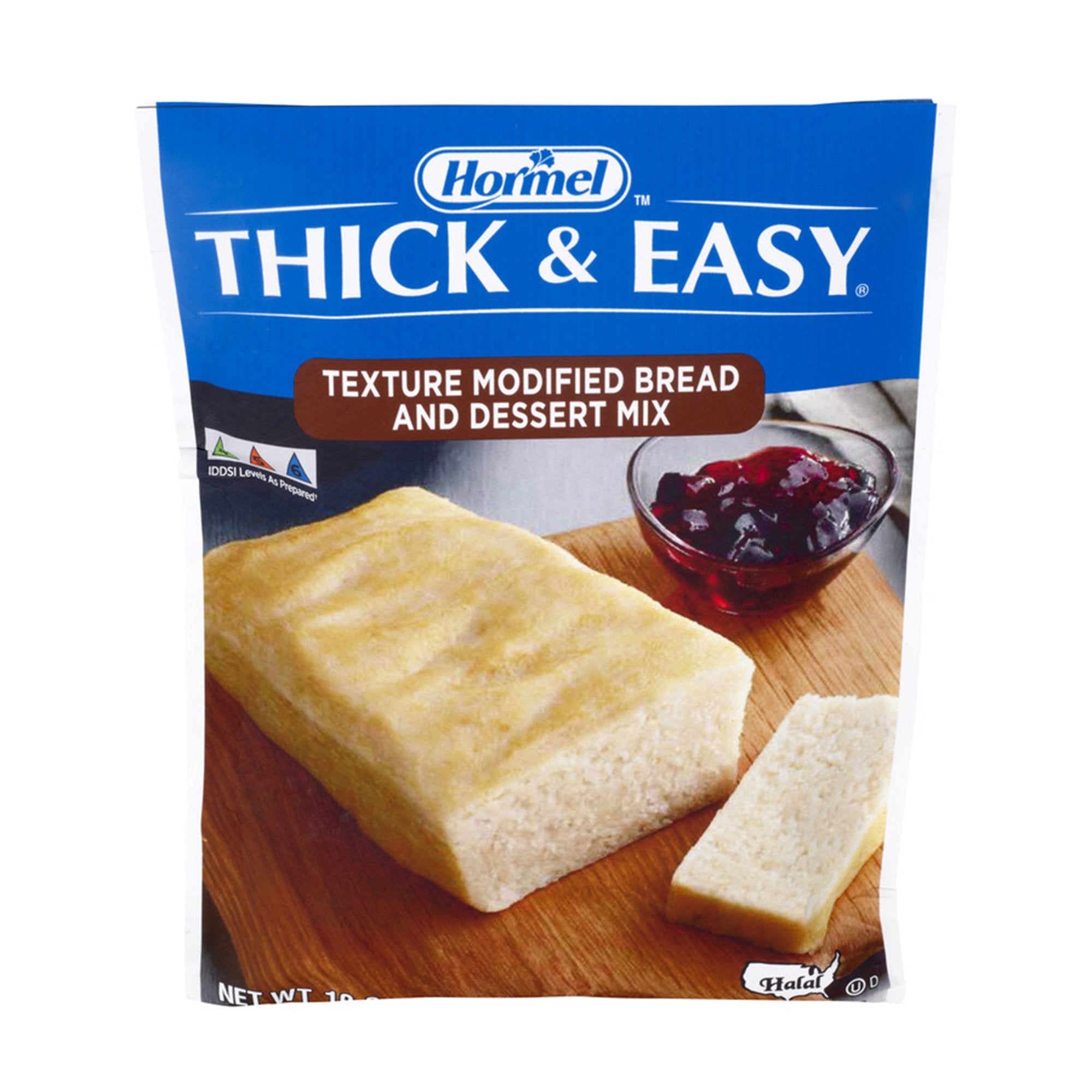 Thick & Easy Texture Modified Bread & Dessert Mix, 10.6-ounce Pouch-Food and Beverage Thickener Thick & Easy Texture Modified Bread & Dessert Mix 10.6 oz. Pouch Bread / Dessert Flavor Powder IDDSI Level 4 Extremely Thick/Pureed