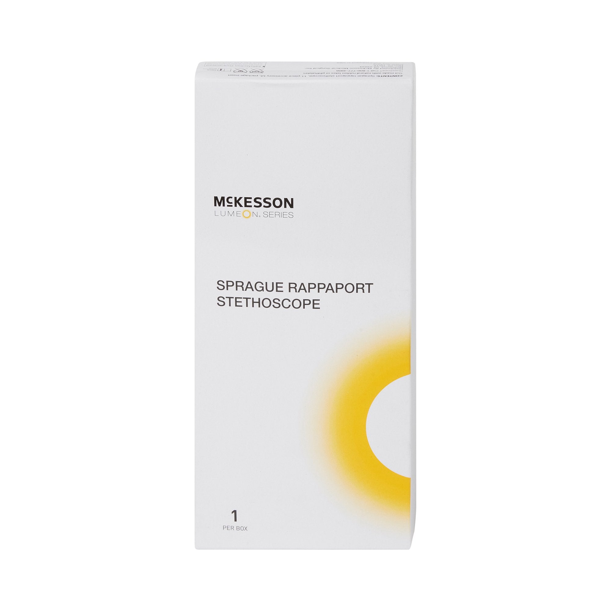 McKesson Lumeon Sprague Rappaport Stethoscope Double Lumen, Dark Blue-Sprague Stethoscope McKesson LUMEON Blue 2-Tube 22 Inch Tube Double Sided Chestpiece