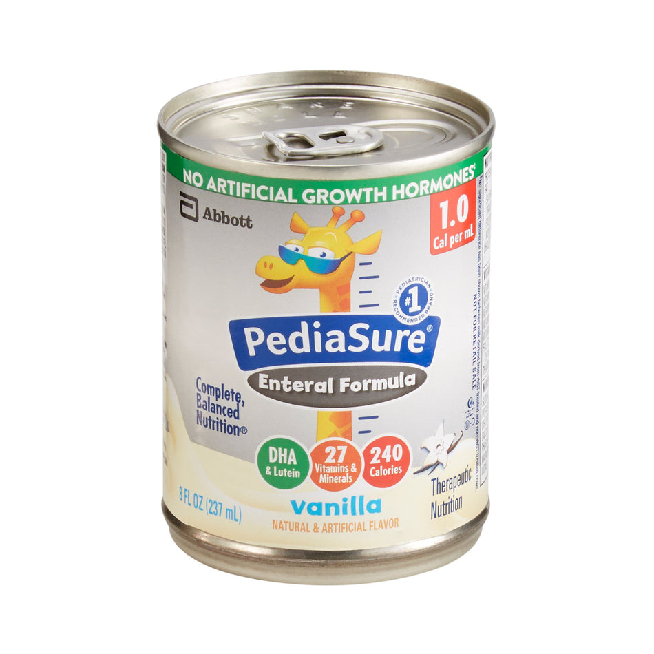 PediaSure� Enteral Formula, Vanilla, 8-ounce can-Pediatric Tube Feeding Formula PediaSure� 1.0 Cal Vanilla Flavor 8 oz. Can Liquid Milk-Based