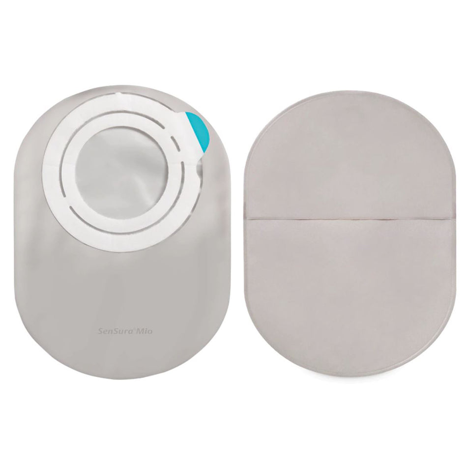 SenSura Mio Flex Two-Piece Closed End Transparent Filtered Ostomy Pouch, Maxi Length, 70 mm Flange-"Ostomy Pouch SenSura Mio Flex Two-Piece System 8-1/4 Inch Length, Maxi Closed End"