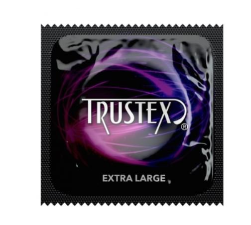 Trustex Lubricated Silicone Condom, Extra Large-"Condom Trustex Lubricated X-Large 1,000 per Case"