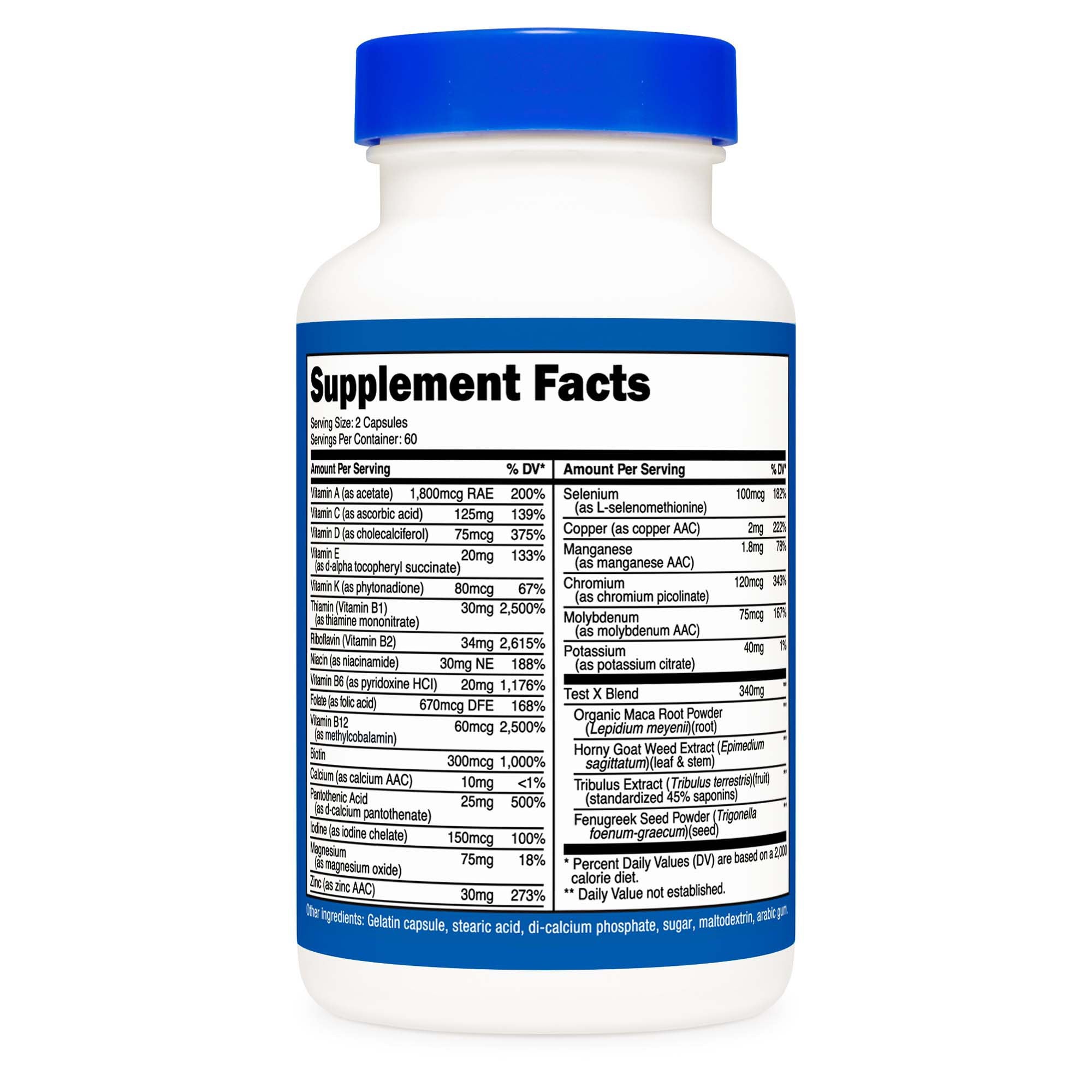 MULTIVITAMIN, CAP F/MEN (120/BT 12BT/CS)