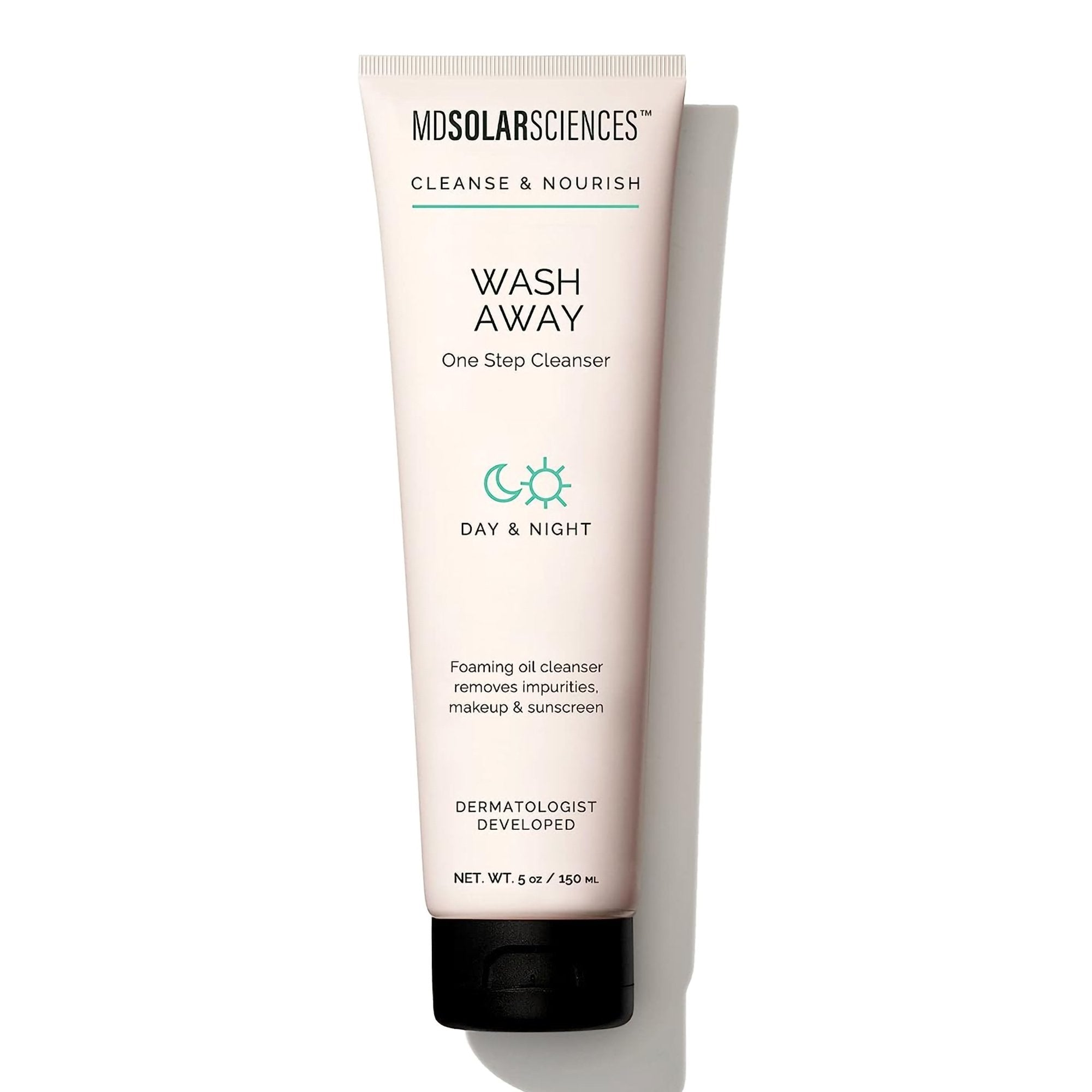 MDSolarsciences Wash Away One Step Cleanser, 5 oz.-Facial Cleanser MDSolarsciences Wash Away One Step Gel 5 oz. Tube Unscented