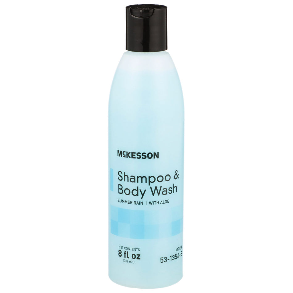 McKesson two-in-one shampoo and Body Wash, Flip-Top Bottle, 8 oz, Summer Rain Scent-Shampoo and Body Wash McKesson 8 oz. Flip Top Bottle Summer Rain Scent