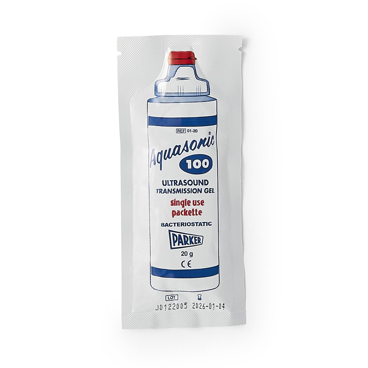 Aquasonic 100 Ultrasound Transmission Gel-Ultrasound Gel Aquasonic High Viscosity 20 gram Packet NonSterile