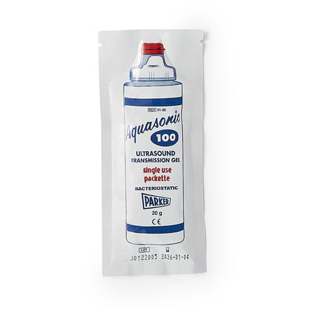 Aquasonic 100 Ultrasound Transmission Gel-Ultrasound Gel Aquasonic High Viscosity 20 gram Packet NonSterile