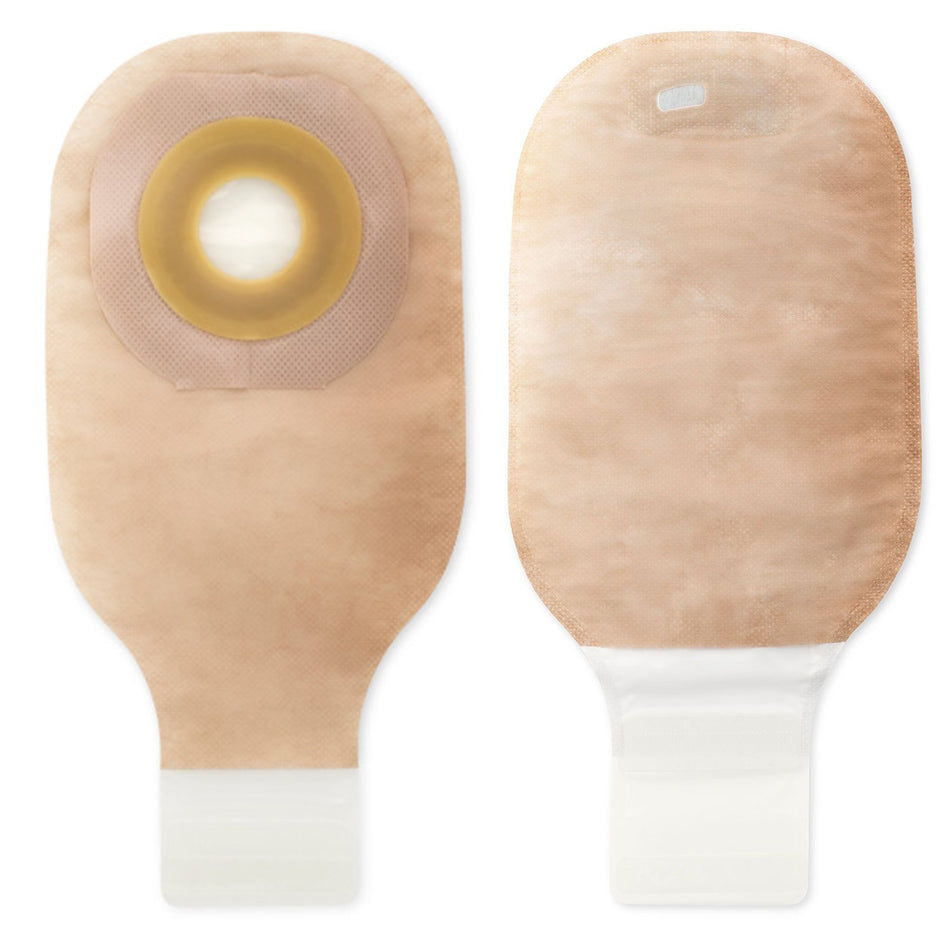 Premier One-Piece Drainable Beige Ostomy Pouch, 12-Inch Length, Up to 2 Inch Stoma-"Ostomy Pouch Premier One-Piece System 12 Inch Length Flat, Trim to Fit Up to 2-1/2 Inch Stoma Drainable"