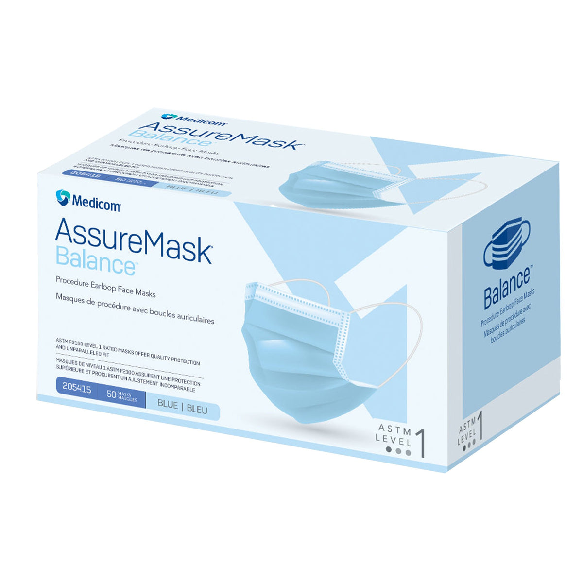 Procedure Mask AssureMask Balance™ ASTM Level 1 Earloops One Size Fits Most - Apparel>Masks - AMD Ritmed