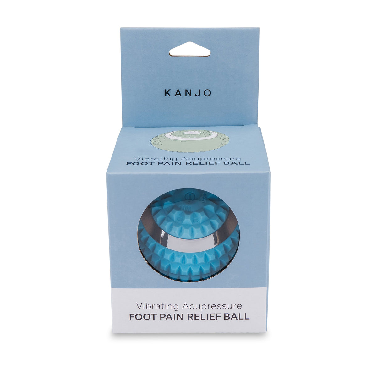Kanjo Vibrating Acupressure Foot Pain Relief Ball-Acupressure Foot Massager Kanjo 4 Inch Diameter