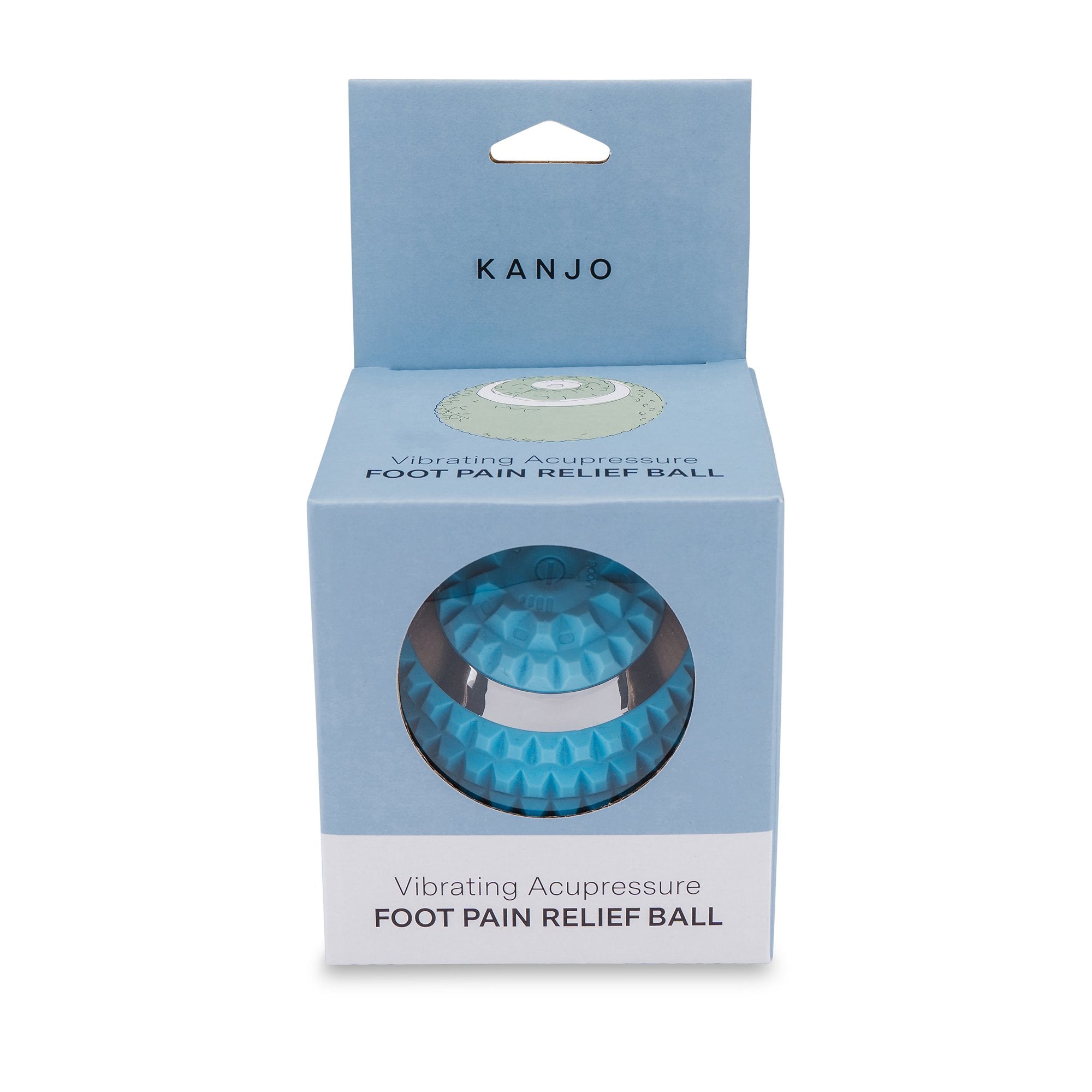 Kanjo Vibrating Acupressure Foot Pain Relief Ball-Acupressure Foot Massager Kanjo 4 Inch Diameter