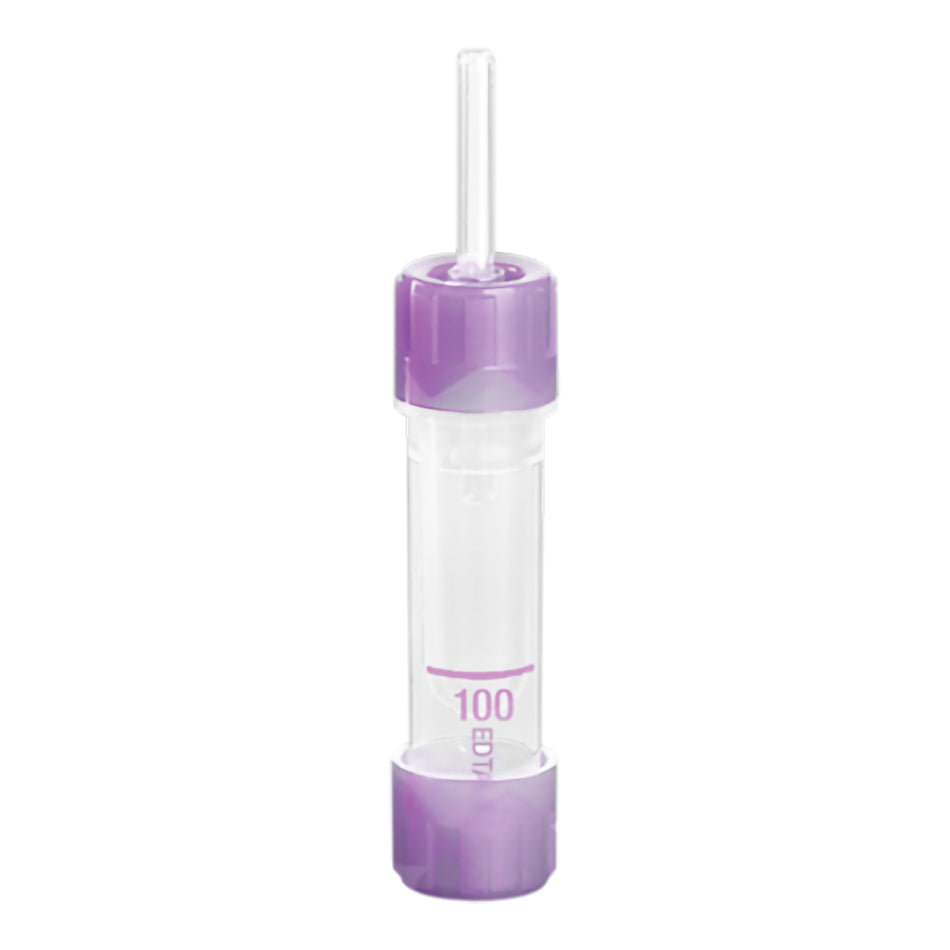 Microvette� 100 Capillary Blood Collection Tube, 100 �L, 10.8 x 46.6 mm-Microvette� 100 Capillary Blood Collection Tube K3 EDTA Additive 100 �L Screw Cap Polypropylene Tube