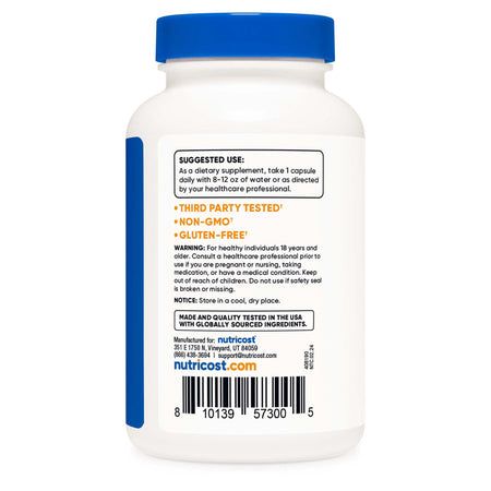 VITAMIN, CAP ZINC PICOLINATE 50MG (240/BT 12BT/CS)