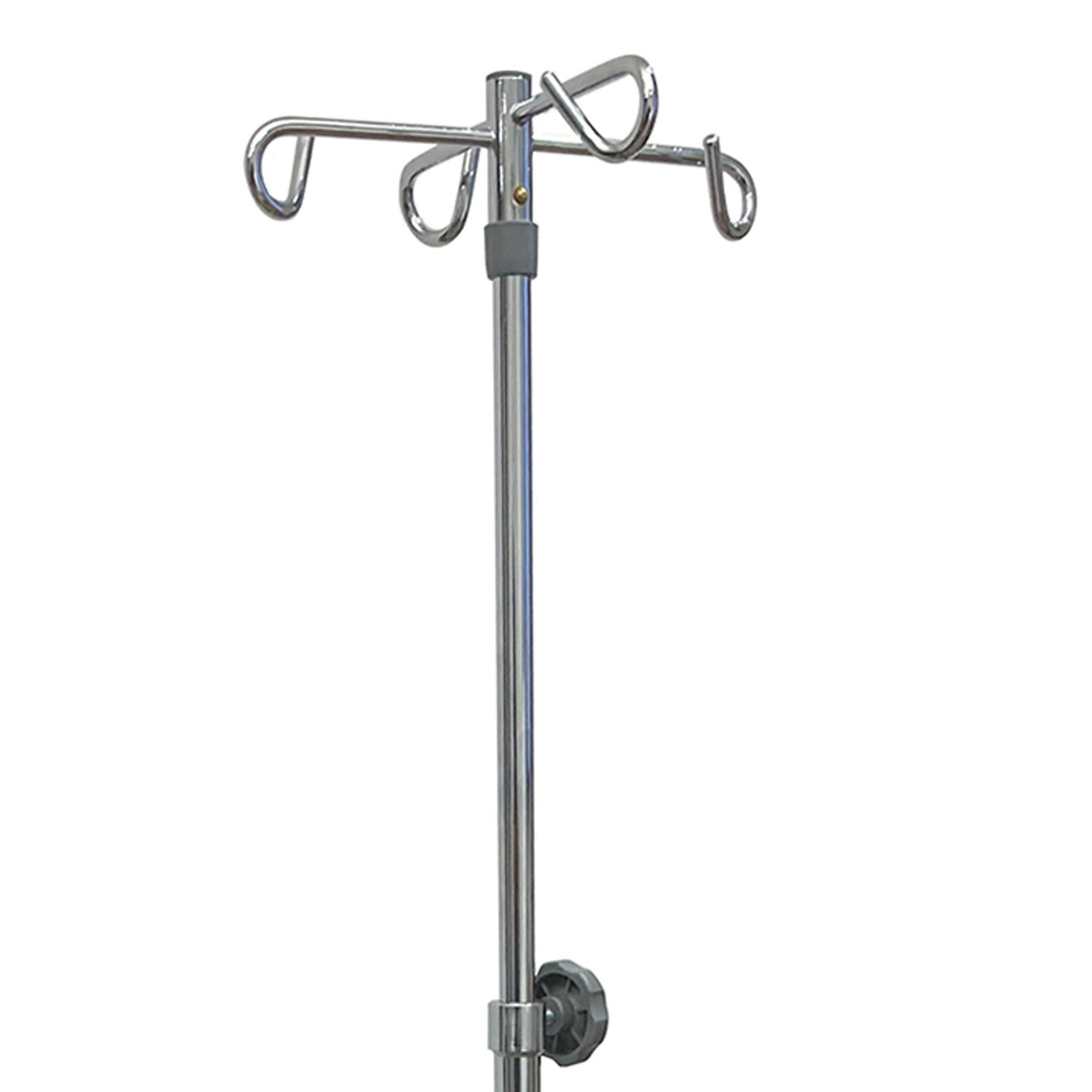 IV Stand Floor Stand 4 Hooks 5 Legs with Casters - IV Therapy>IV Poles - McKesson Brand